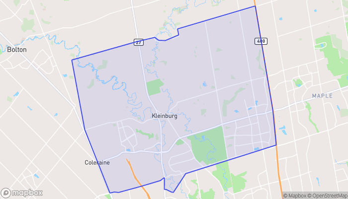 Map of Kleinburg
