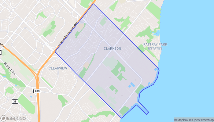 Map of Clarkson