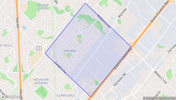 Map of Palmer