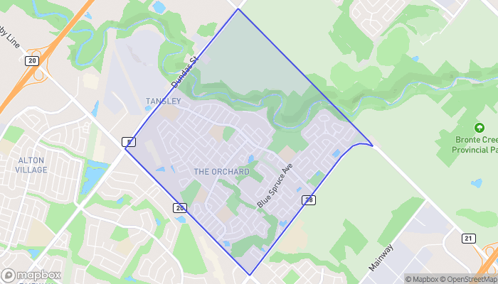 Map of The Orchard