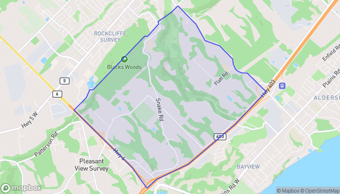 Map of Aldershot West