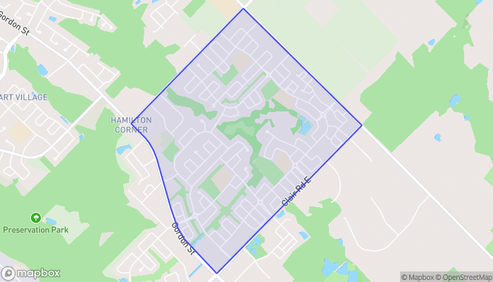 Map of Westminster Woods