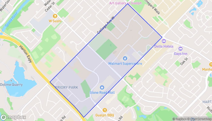 Map of Priory Park
