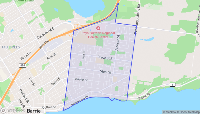 Map of East End