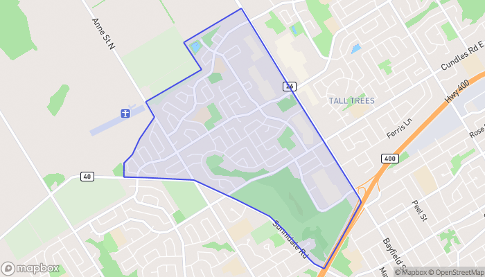 Map of Sunnidale