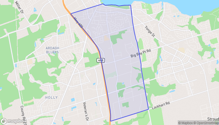 Map of Allandale