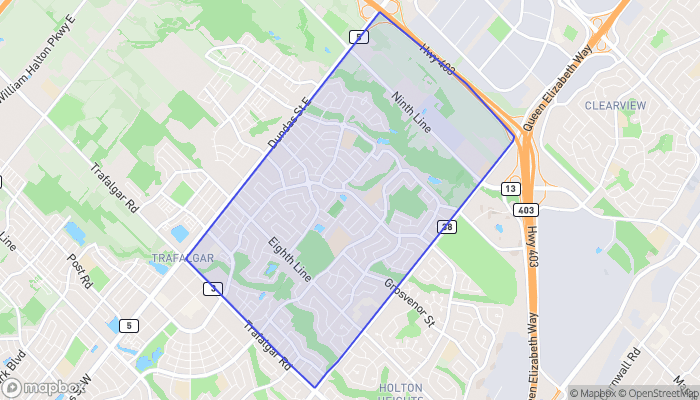 Map of Iroquis Ridge