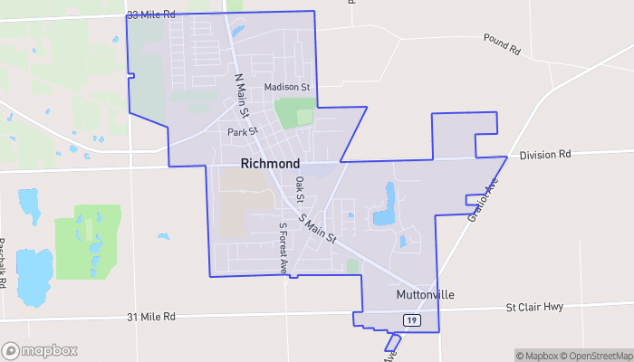 Map of Richmond