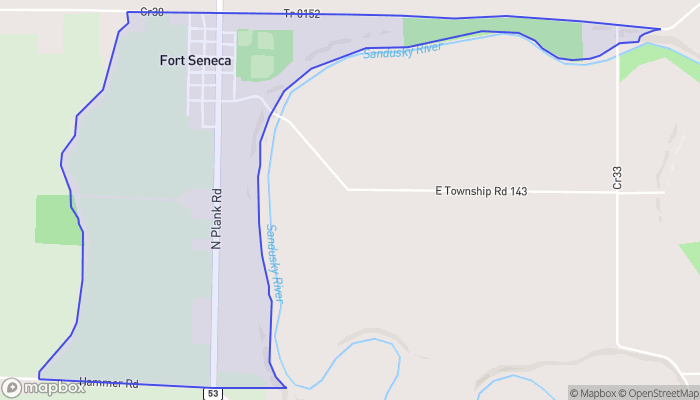 Map of Fort Seneca