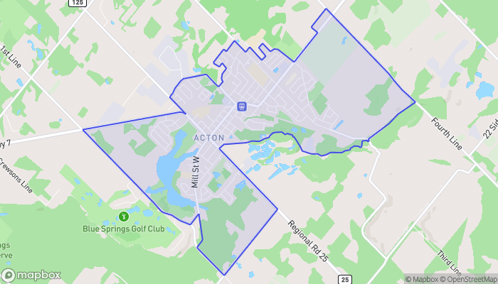 Map of Acton