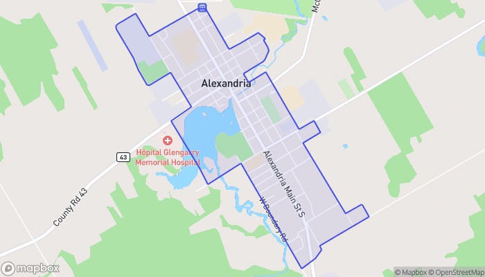 Map of Alexandria