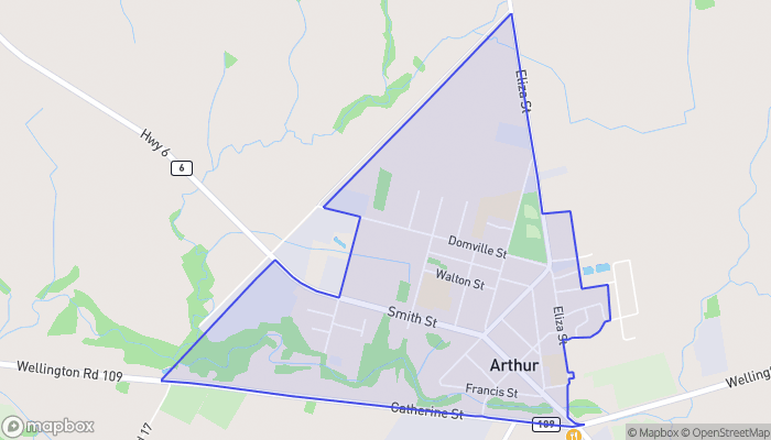 Map of Arthur