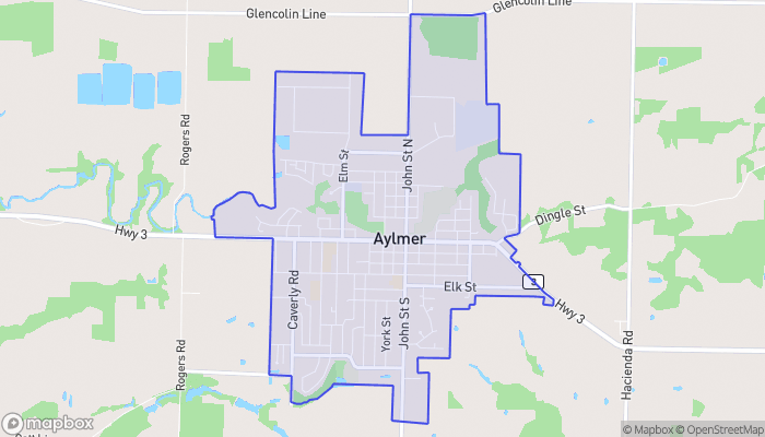 Map of Aylmer
