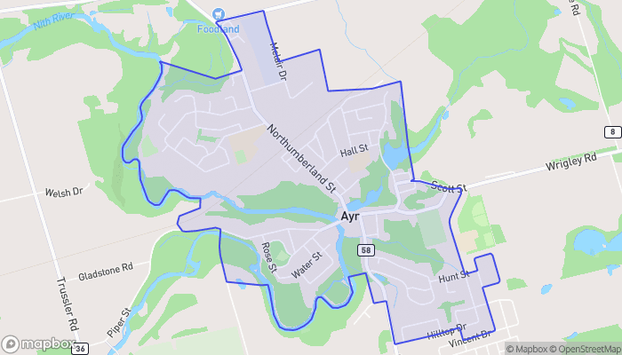 Map of Ayr