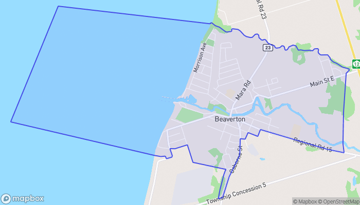 Map of Beaverton