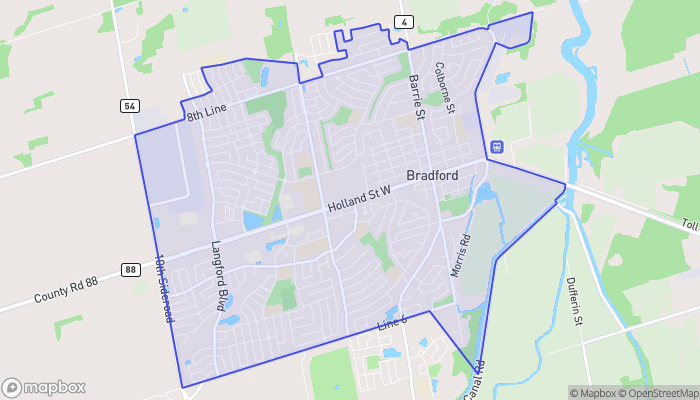 Map of Bradford