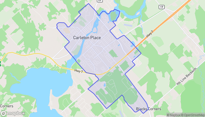 Map of Carleton Place