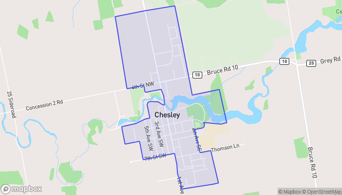 Map of Chesley