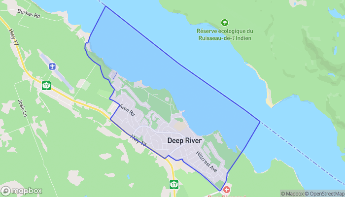 Map of Deep River
