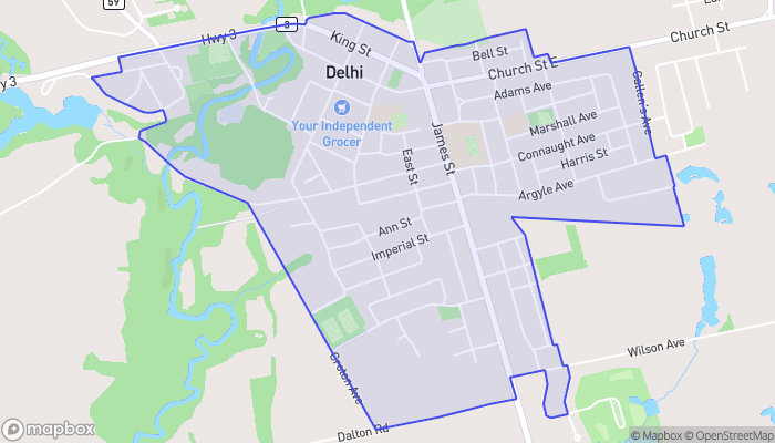 Map of Delhi