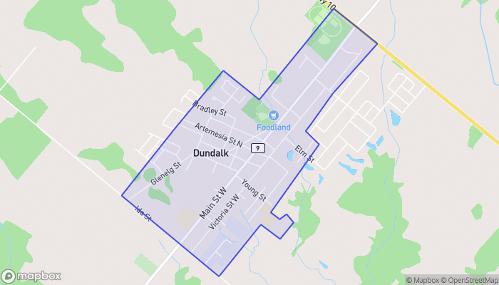 Map of Dundalk