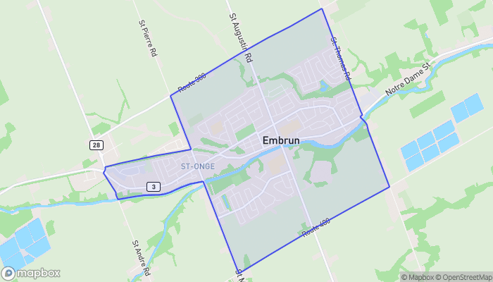Map of Embrun