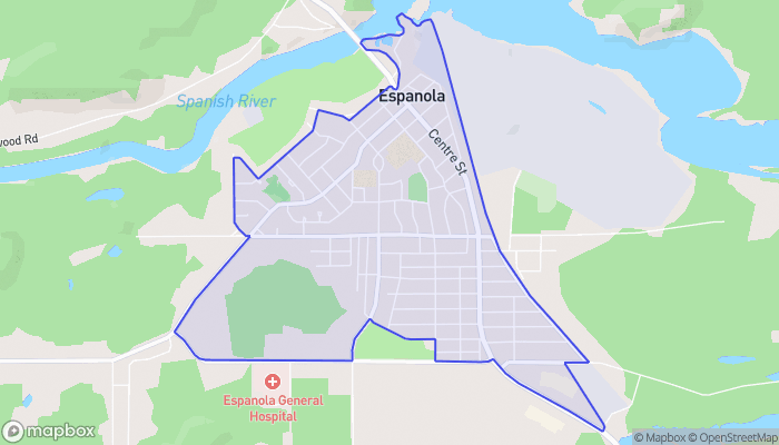 Map of Espanola