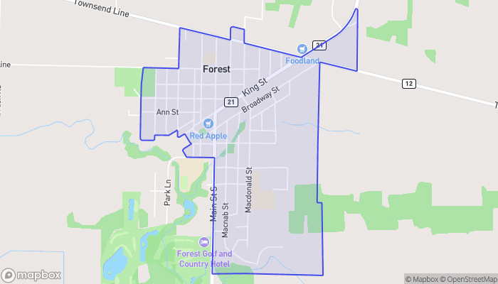 Map of Forest