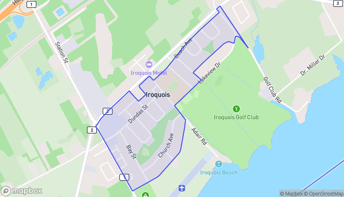 Map of Iroquois