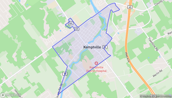 Map of Kemptville