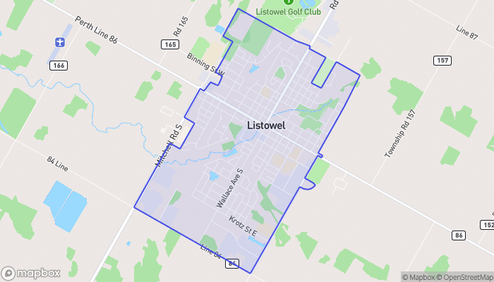 Map of Listowel