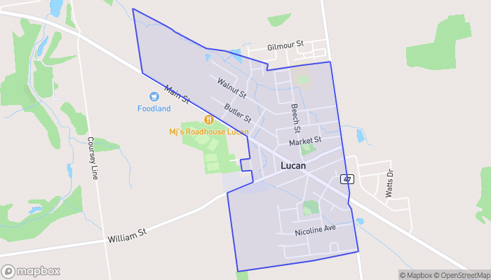 Map of Lucan
