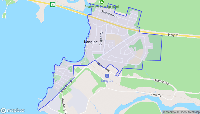 Map of Longlac