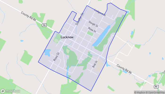 Map of Lucknow