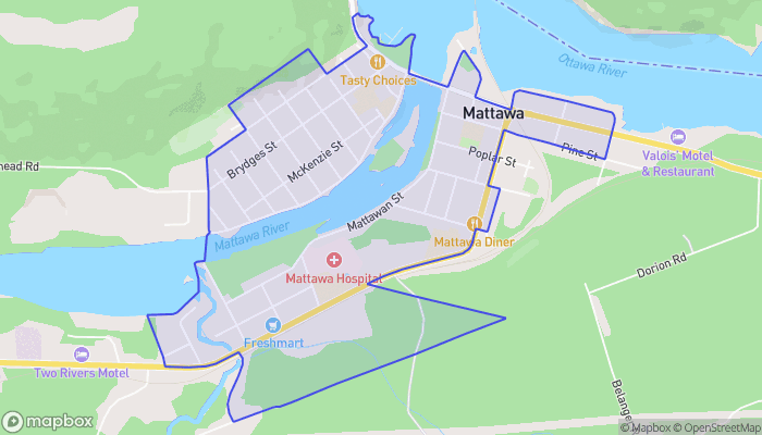 Map of Mattawa