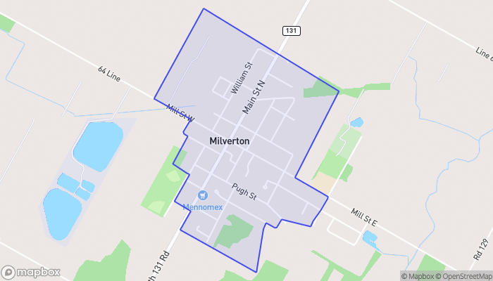 Map of Milverton