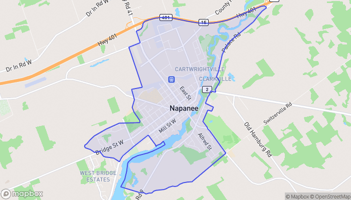 Map of Napanee