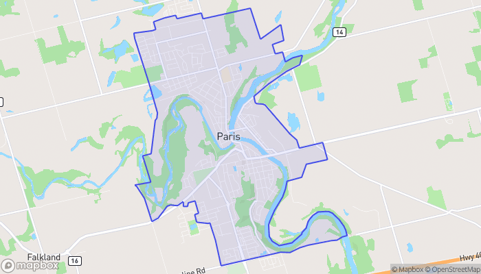 Map of Paris