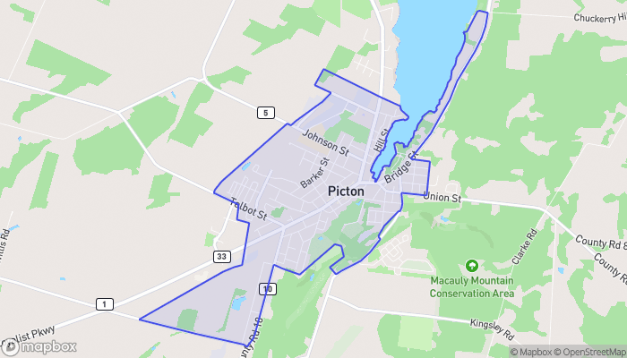 Map of Picton