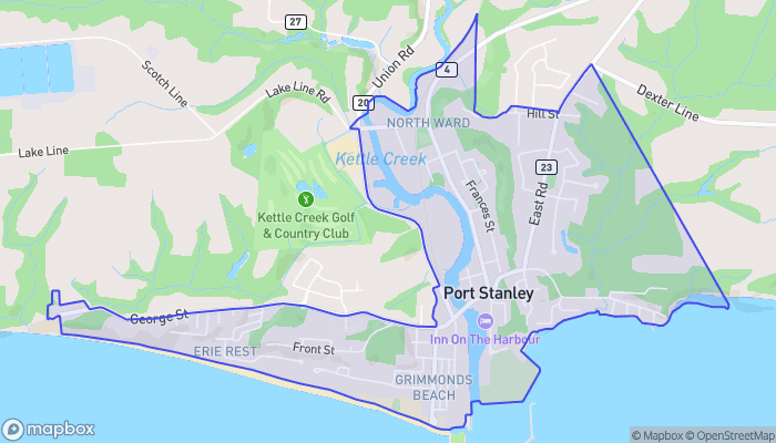 Map of Port Stanley