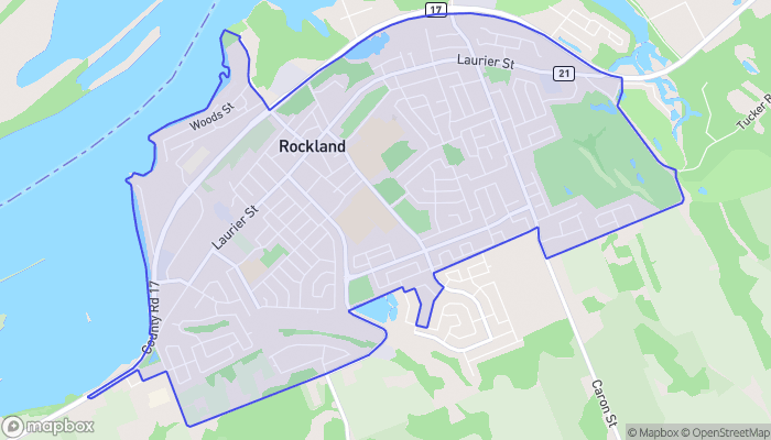 Map of Rockland