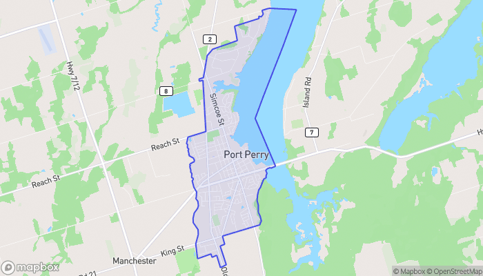 Map of Port Perry