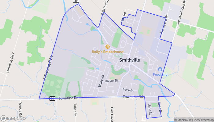 Map of Smithville