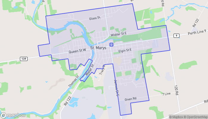 Map of St. Marys
