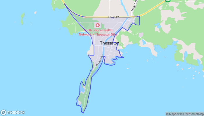 Map of Thessalon