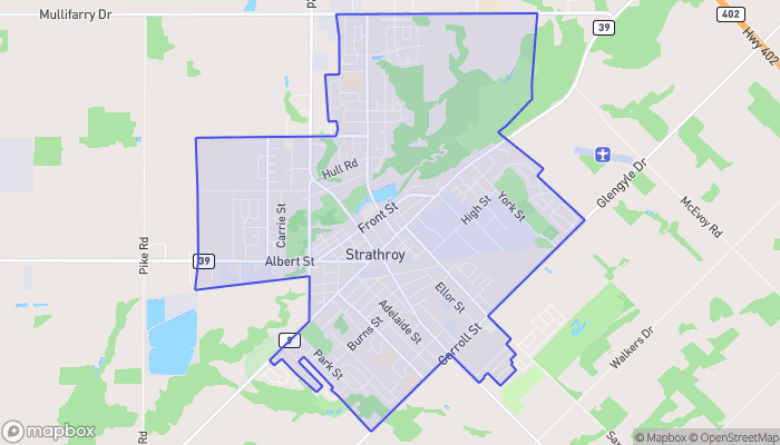 Map of Strathroy
