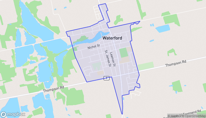 Map of Waterford