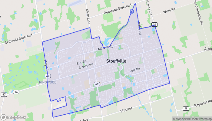 Map of Stouffville