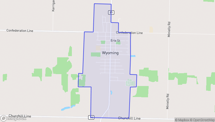 Map of Wyoming