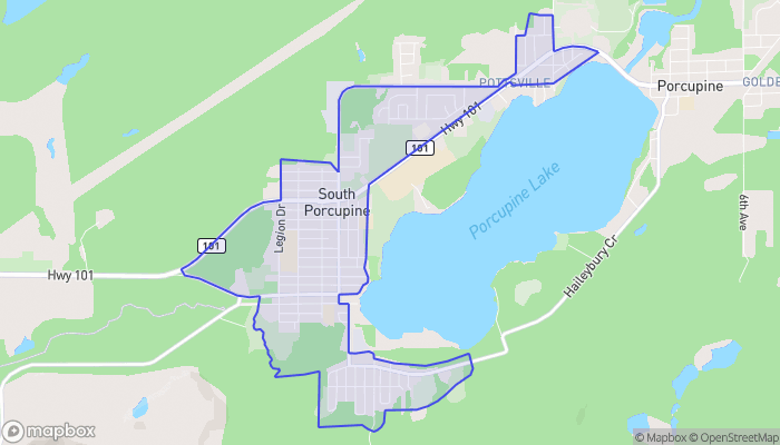 Map of Porcupine
